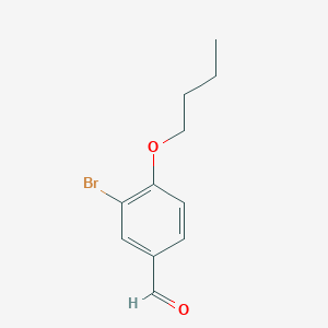 molecular formula C11H13BrO2 B3349925 3-Bromo-4-butoxybenzaldehyde CAS No. 244184-59-6