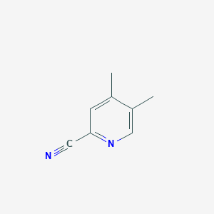 molecular formula C8H8N2 B3349951 4,5-Dimethylpyridine-2-carbonitrile CAS No. 24559-31-7