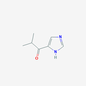 molecular formula C7H10N2O B3349985 1-(1H-imidazol-4-yl)-2-methylpropan-1-one CAS No. 247174-71-6