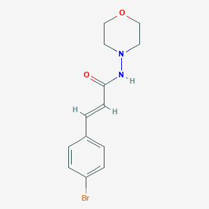 molecular formula C13H15BrN2O2 B335002 3-(4-bromophenyl)-N-(4-morpholinyl)acrylamide 