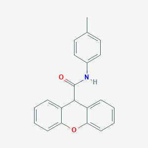 molecular formula C21H17NO2 B335004 N-(4-methylphenyl)-9H-xanthene-9-carboxamide 