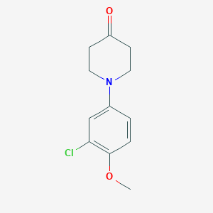 1-(3-Chloro-4-methoxyphenyl)-4-piperidone