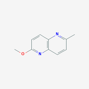 molecular formula C10H10N2O B3350056 2-甲氧基-6-甲基-1,5-萘啶 CAS No. 251295-04-2