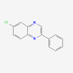 molecular formula C14H9ClN2 B3350066 6-Chloro-2-phenylquinoxaline CAS No. 25187-19-3