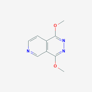 molecular formula C9H9N3O2 B3350105 Pyrido[3,4-d]pyridazine, 1,4-dimethoxy- CAS No. 25466-14-2