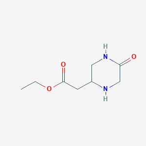 Ethyl (5-oxopiperazin-2-YL)acetate