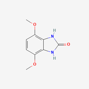 molecular formula C9H10N2O3 B3350159 4,7-Dimethoxy-1,3-dihydro-2H-benzimidazol-2-one CAS No. 25808-72-4
