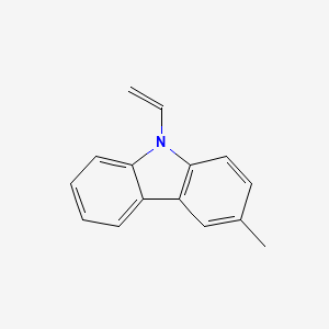 molecular formula C15H13N B3350162 9-Ethenyl-3-methyl-9H-carbazole CAS No. 25904-49-8