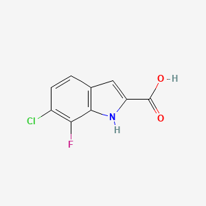 6-chloro-7-fluoro-1H-indole-2-carboxylic acid