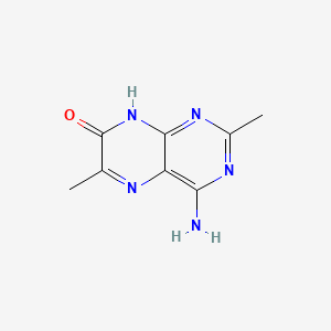 4-Amino-2,6-dimethylpteridin-7(8H)-one
