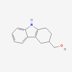 molecular formula C13H15NO B3350187 2,3,4,9-Tetrahydro-1h-carbazol-3-ylmethanol CAS No. 26072-19-5