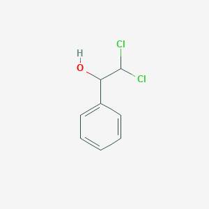 molecular formula C8H8Cl2O B3350198 2,2-Dichloro-1-phenylethanol CAS No. 2612-36-4