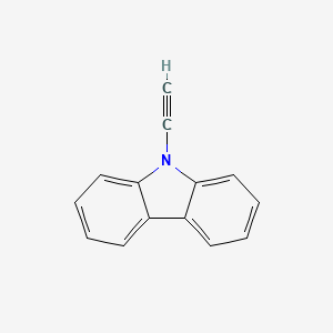 molecular formula C14H9N B3350210 9-ethynyl-9H-carbazole CAS No. 26157-62-0