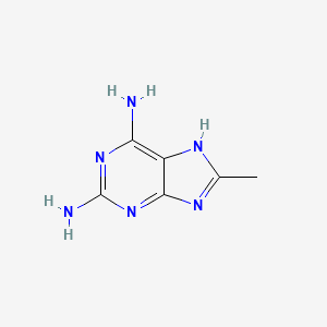 molecular formula C6H8N6 B3350229 1H-Purine-2,6-diamine, 8-methyl- CAS No. 26216-56-8