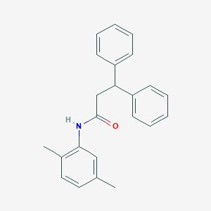 N-(2,5-dimethylphenyl)-3,3-diphenylpropanamide