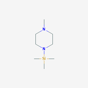 molecular formula C8H20N2Si B3350347 1-Methyl-4-(trimethylsilyl)piperazine CAS No. 27001-68-9