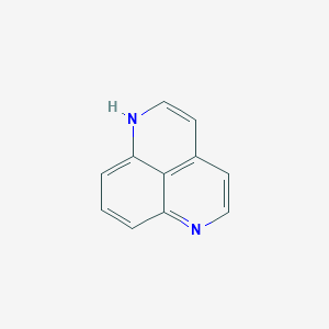 molecular formula C11H8N2 B3350373 1H-1,6-diazaphenalene CAS No. 27212-02-8