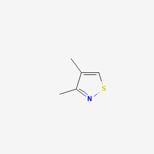 molecular formula C5H7NS B3350389 3,4-Dimethylisothiazole CAS No. 27330-46-7