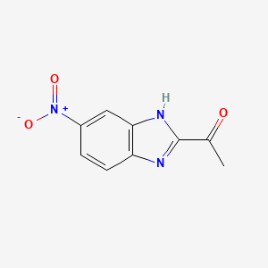 1-(5-nitro-1H-benzo[d]imidazol-2-yl)-1-ethanone