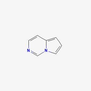 molecular formula C7H6N2 B3350400 Pyrrolo[1,2-c]pyrimidine CAS No. 274-43-1