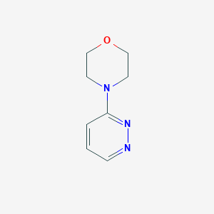 molecular formula C8H11N3O B3350410 4-(Pyridazin-3-yl)morpholine CAS No. 27464-01-3
