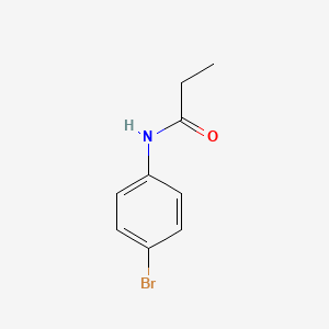 molecular formula C9H10BrNO B3350439 N-(4-Bromophenyl)propionamide CAS No. 2760-35-2