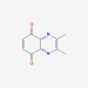 molecular formula C10H8N2O2 B3350443 2,3-Dimethyl-5,8-quinoxalinedione CAS No. 2768-63-0