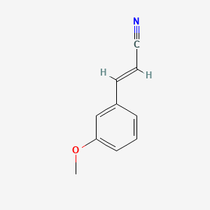 molecular formula C10H9NO B3350482 m-Methoxycinnamonitrile CAS No. 28446-69-7