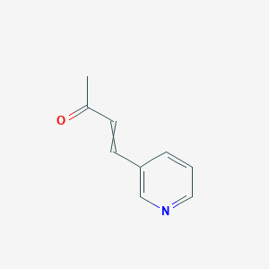 molecular formula C9H9NO B3350487 4-Pyridin-3-ylbut-3-en-2-one CAS No. 28447-16-7