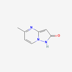 molecular formula C7H7N3O B3350494 5-甲基吡唑并[1,5-a]嘧啶-2(1H)-酮 CAS No. 28491-56-7