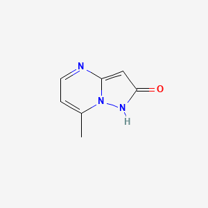 molecular formula C7H7N3O B3350495 7-Methylpyrazolo[1,5-a]pyrimidin-2(1H)-one CAS No. 28491-57-8