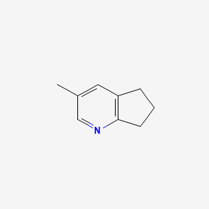 molecular formula C9H11N B3350536 3-甲基-6,7-二氢-5H-环戊并[b]吡啶 CAS No. 28712-61-0