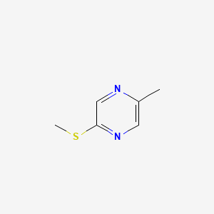 molecular formula C6H8N2S B3350579 2-Methyl-5-(methylthio)pyrazine CAS No. 2884-14-2