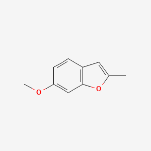 molecular formula C10H10O2 B3350615 6-Methoxy-2-methylbenzofuran CAS No. 29040-48-0