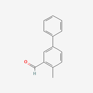 molecular formula C14H12O B3350671 2-Methyl-5-phenylbenzaldehyde CAS No. 2928-45-2