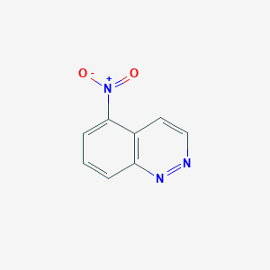 molecular formula C8H5N3O2 B3350679 5-Nitrocinnoline CAS No. 2942-36-1