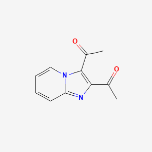 molecular formula C11H10N2O2 B3350715 2,3-Diacetylimidazo[1,2-a]pyridine CAS No. 297768-98-0