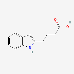 molecular formula C12H13NO2 B3350735 4-(1H-Indol-2-yl)butyric acid CAS No. 29873-09-4