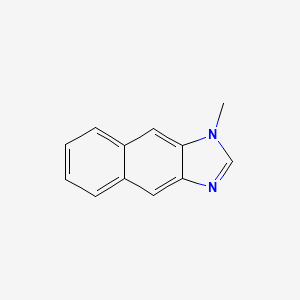 molecular formula C12H10N2 B3350795 1H-Naphth[2,3-d]imidazole, 1-methyl- CAS No. 30489-65-7