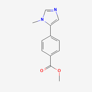 4-(3-methyl-3H-imidazol-4-yl)-benzoic acid methyl ester