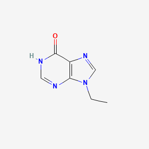 molecular formula C7H8N4O B3350832 9-Ethylhypoxanthine CAS No. 31010-51-2