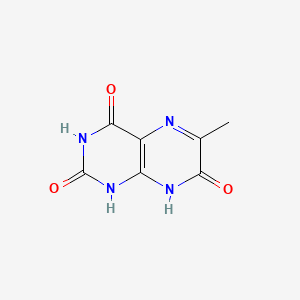 molecular formula C7H6N4O3 B3350839 2,4,7-Pteridinetriol, 6-methyl- CAS No. 31053-46-0