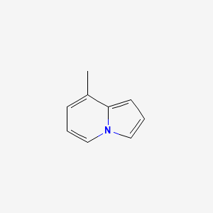 molecular formula C9H9N B3350851 8-Methylindolizine CAS No. 31108-58-4