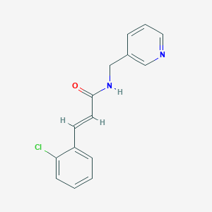 molecular formula C15H13ClN2O B335089 3-(2-chlorophenyl)-N-(3-pyridinylmethyl)acrylamide 