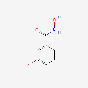 molecular formula C7H6FNO2 B3350909 3-fluoro-N-hydroxybenzamide CAS No. 31703-04-5