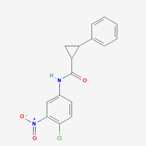 N-{4-chloro-3-nitrophenyl}-2-phenylcyclopropanecarboxamide
