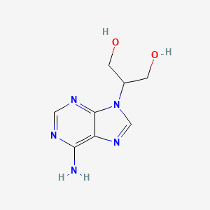 molecular formula C8H11N5O2 B3350986 1,3-Propanediol, 2-(6-amino-9H-purin-9-yl)- CAS No. 32528-40-8