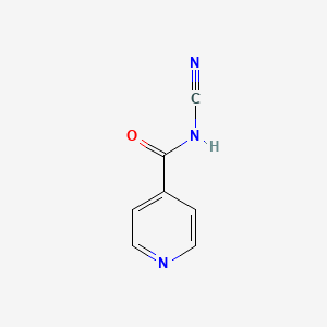 molecular formula C7H5N3O B3351001 N-Cyano-4-pyridinecarboxamide CAS No. 325801-73-8