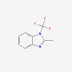 molecular formula C9H7F3N2 B3351029 2-Methyl-1-(trifluoromethyl)-1H-benzimidazole CAS No. 328406-17-3