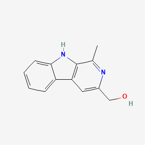 molecular formula C13H12N2O B3351162 9H-Pyrido[3,4-b]indole-3-methanol, 1-methyl- CAS No. 33821-72-6
